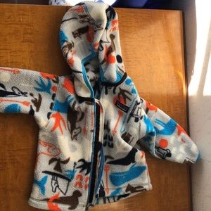 Patagonia baby synchilla cardigan